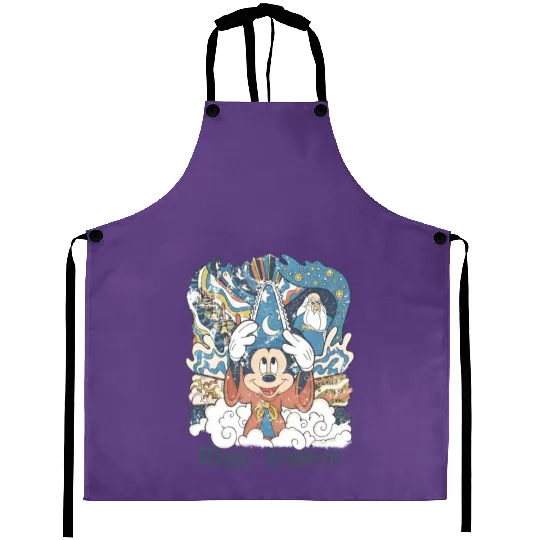Vintage Magic Kingdom tanks, Disneyland Aprons, Retro Mickey Mouse Aprons