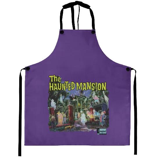 Vintage Haunted Mansion Aprons, Disneyland Haunted Mansion Aprons