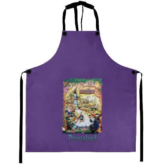 Retro Disneyland Splash Mountain | Disney Characters Splash Mountain Aprons