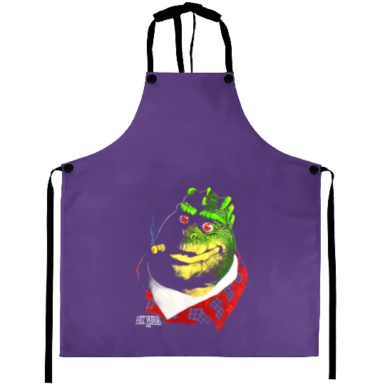90s Dinosaurs TV Show Promo Aprons. Vintage 1990s Jim Henson Disney Dinosaurs Aprons