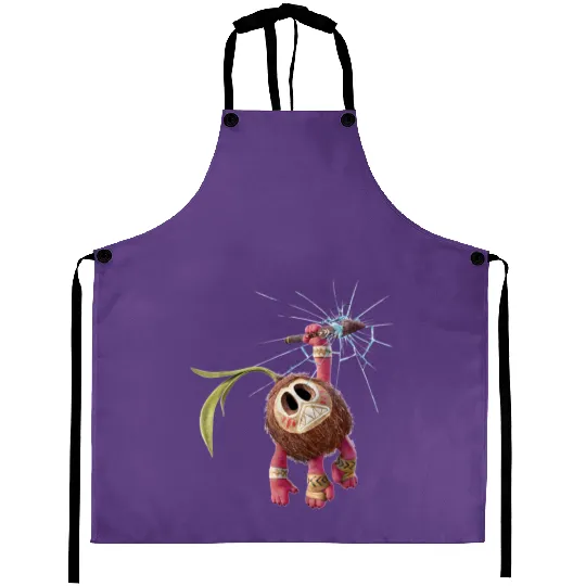 Retro Disney Moana Kakamora Aprons, Kakamora Portrait Aprons
