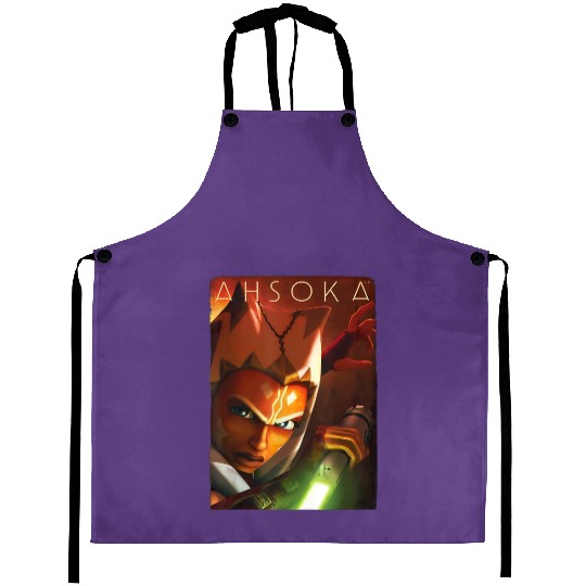Ahsoka Tano Aprons, Power of the Galaxy Lightsaber Aprons, Disney Star Wars Aprons