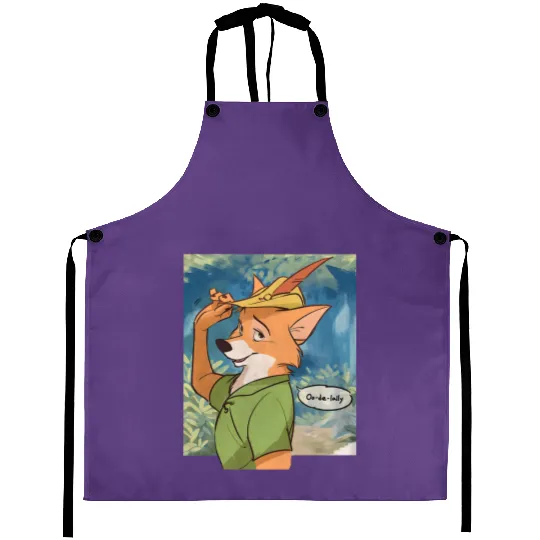 Vintage Disney Robin Hood Aprons, Robin Hood