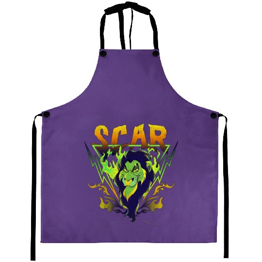 Disney The Lion King Villains Rock Band Scar Aprons, Disney Birthday Aprons