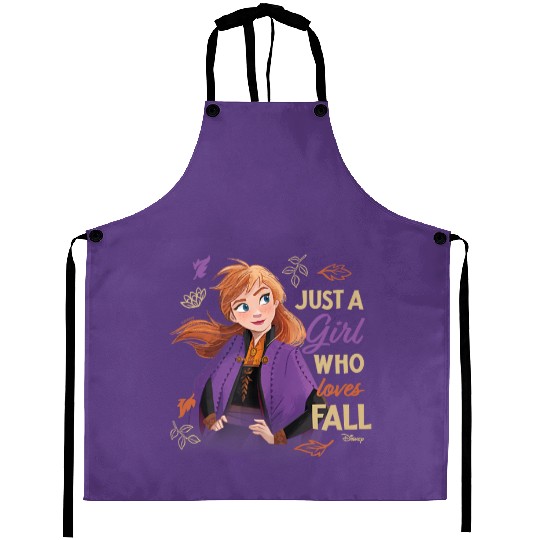 Discover Disney Frozen Anna Just A Girl Who Loves Fall Ta Aprons