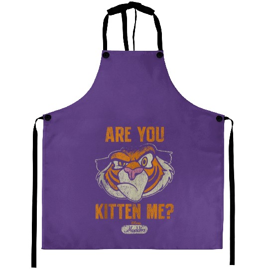 Disney Aladdin Rajah Are You Kitten Me Faded Por Aprons
