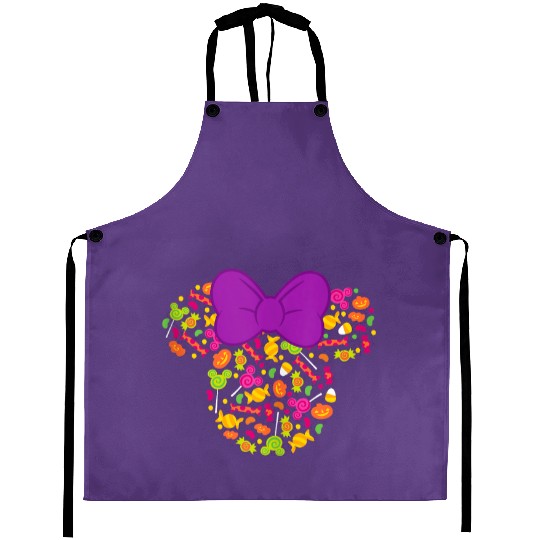 Discover Disney Minnie Mouse Icon Candy Halloween Tank To Aprons