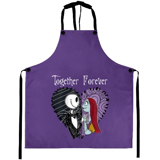 Disney The Nightmare Before Christmas Jack Sally Aprons