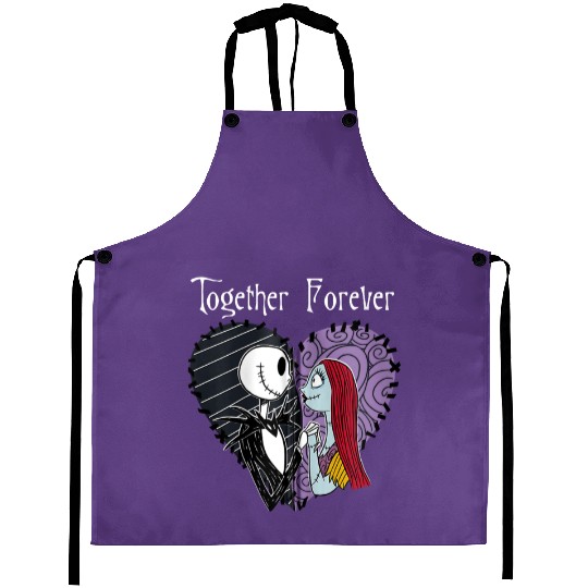 Disney The Nightmare Before Christmas Jack Sally Aprons