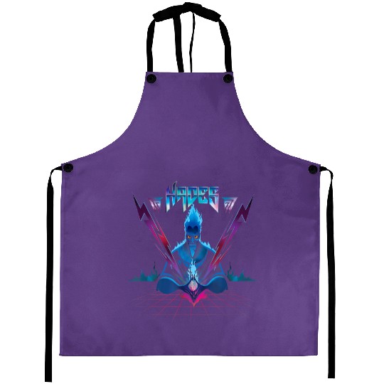 Disney Villains Hades 90s Rock Band Aprons