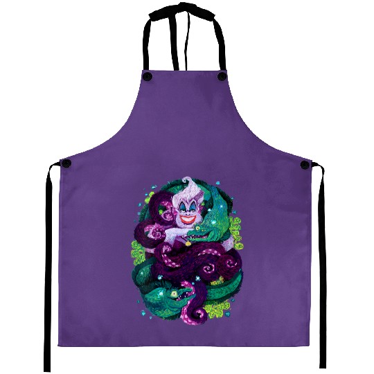 Disney The Little Mermaid Ursula Sea Witch Paint Aprons