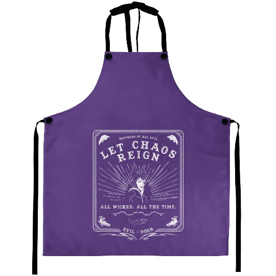 Disney Villains Maleficent Let Chaos Reign Tarot Aprons
