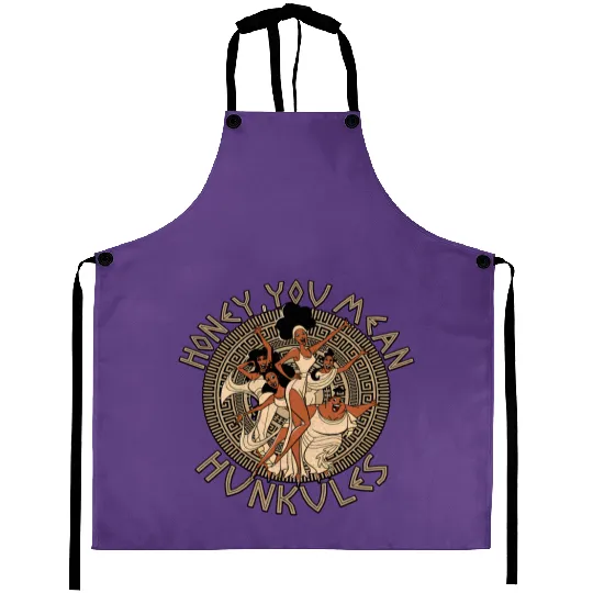 Disney Hercules Diva The Muses Aprons, Disney Hercules Aprons
