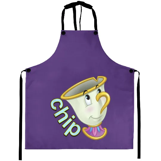 Discover Disney Beauty The Beast Chip Side Profile 8652 Aprons