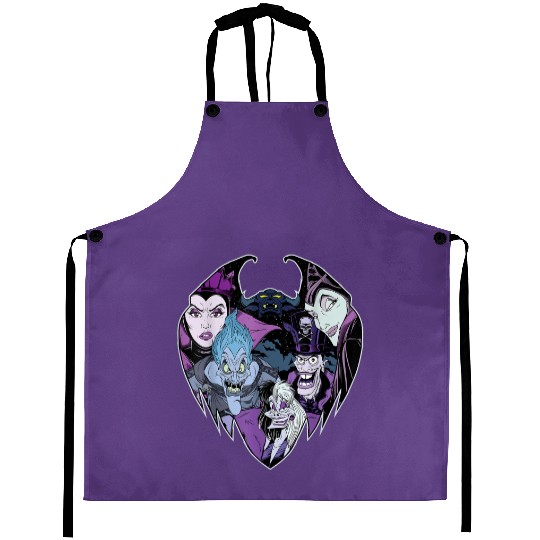 Disney Villains Evil Crew Aprons