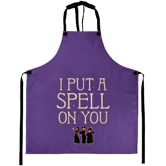 Disney Hocus Pocus I Put A Spell On You Hallowee Aprons