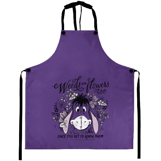 Disney Winnie The Pooh Eeyore Weeds Are Flowers Aprons