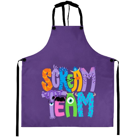 Discover Disney and Pixars Monsters Inc Scream Team Hallo Aprons