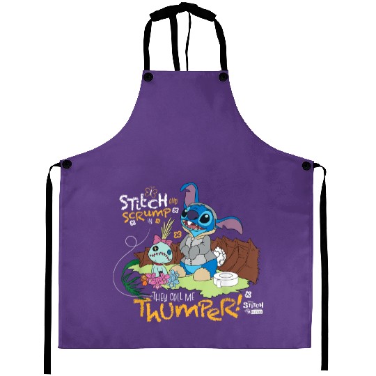 Disney 100 Stitch in Costume Bambi They Call Me Aprons