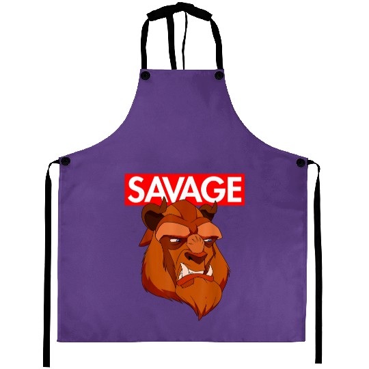 Discover Disney Beauty the Beast Savage Face Graphic T 11 Aprons