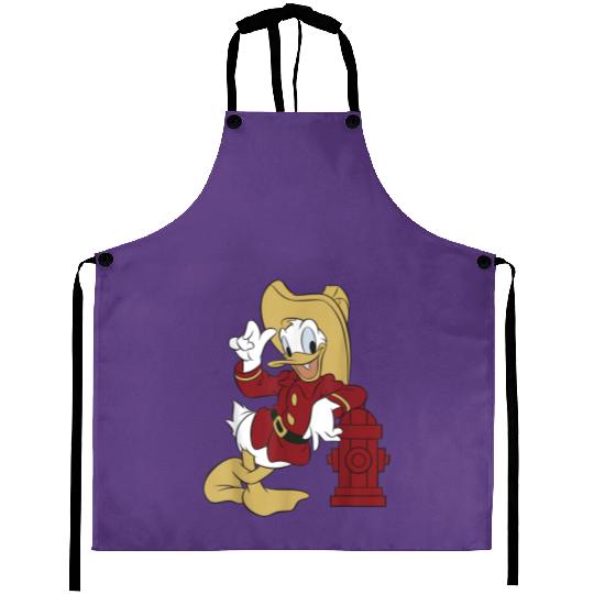 Disney Donald Duck Firefighter Outfit Aprons