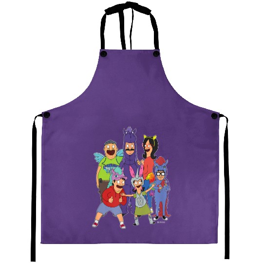 Bobs Burgers Equestranauts Family Photo Aprons