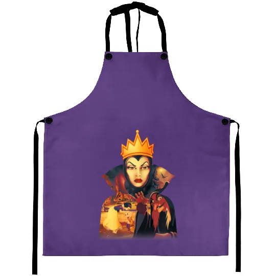 Disney Snow White Evil Wicked Queen Graphic T Aprons