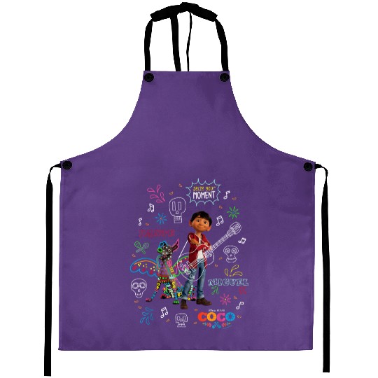 Discover Disney and Pixars Coco Miguel and Dante Seize Yo Aprons