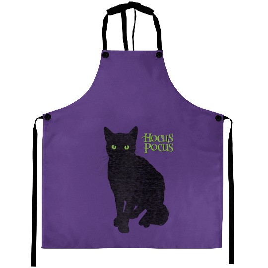 Disney Hocus Pocus Thakery Binx Halloween Raglan Aprons