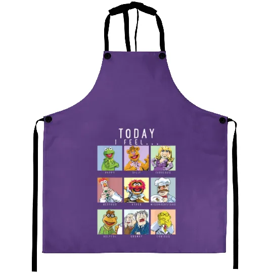 Disney The Muppets Today I Feel Box Up Aprons