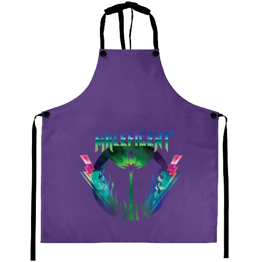 Disney Villains Maleficent 90s Rock Band Neon 90 Aprons