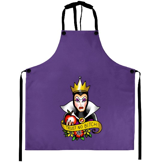 The Evil Trust No Bitch , Snow White Disney Tee Aprons