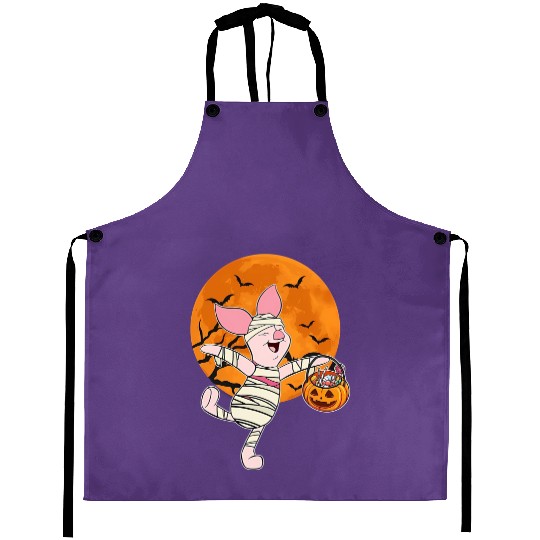Disney Winnie The Pooh Mummy Piglet Halloween Moon Aprons