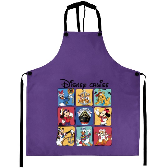 Disney Cruise Aprons, Disney Family Matching Cruise Aprons, Disney Cruise Vacation Aprons