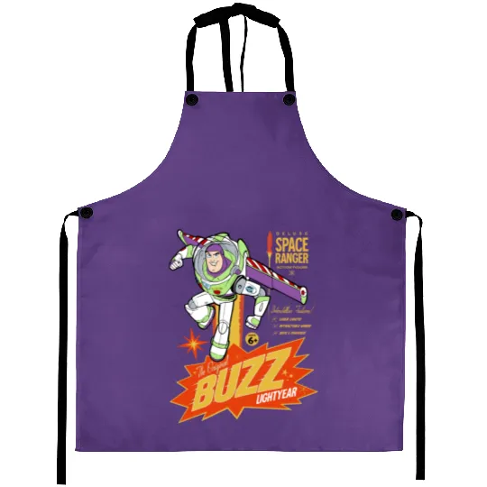 Retro Toy Story Buzz Lightyear  Aprons, Woody Buzz world, Disney Vacation 2023 Aprons, Disneyworld Aprons