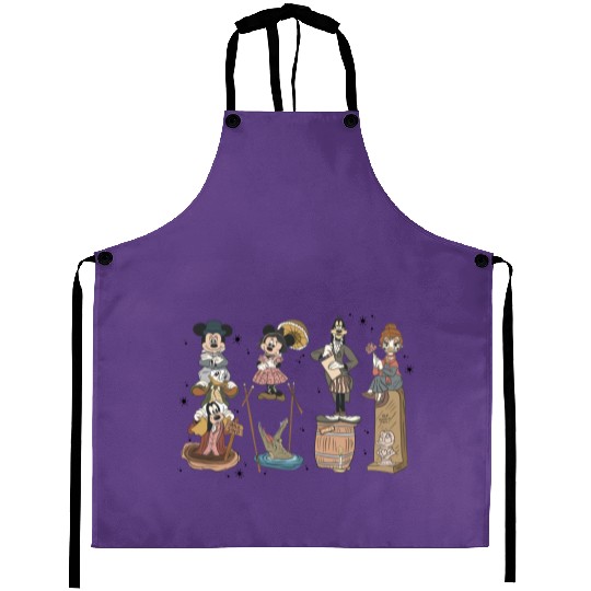 Haunted Mansion  Aprons, Mickey and Friends Aprons, Retro Disney Halloween Aprons
