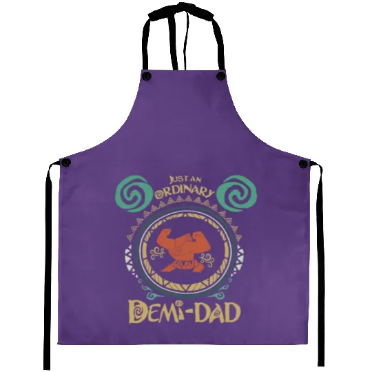 Just An Ordinary Demi Dad Aprons, Maui Aprons for Dad, Disney Moana Aprons, Father's Day Gift