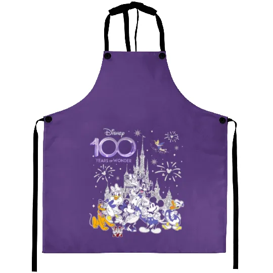 Disney 100 Year of Wonder Aprons, 100 Years Anniversary Aprons