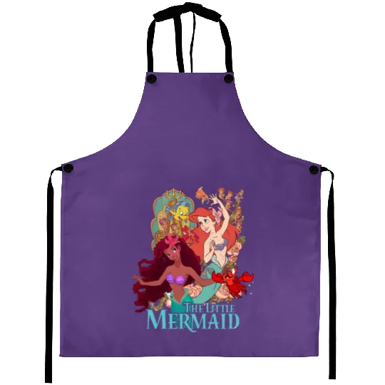 Retro Disney The Little Mermaid Aprons, The Little Mermaid Aprons