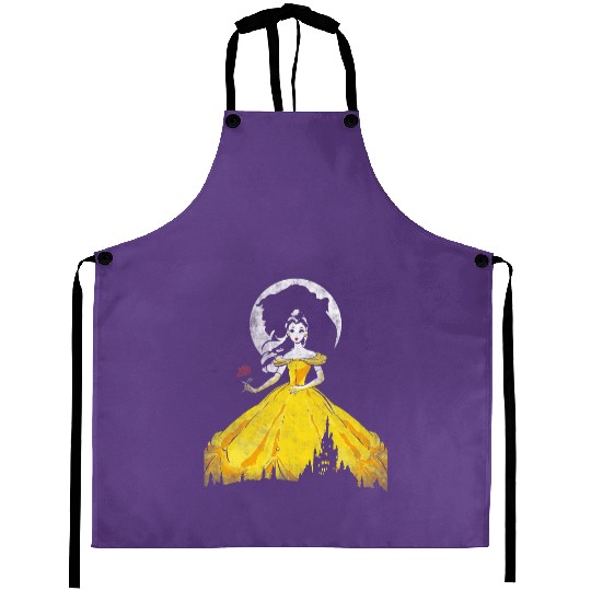 Discover Disney Beauty The Beast Moon Gown Silhouettes Aprons
