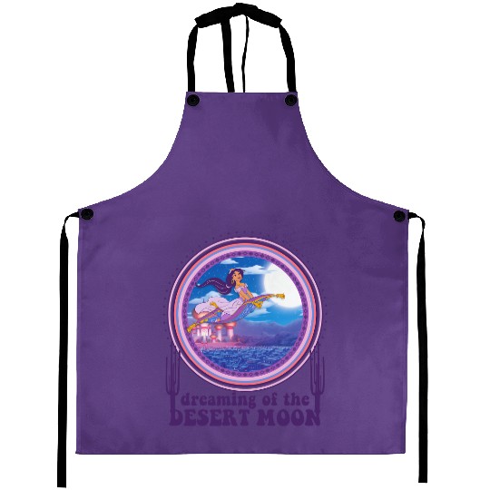 Disney Aladdin Jasmine On Magic Carpet Desert Moon Dream Aprons
