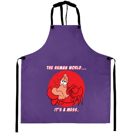 Disney The Little Mermaid Aprons, Sebastian Crab The Human World