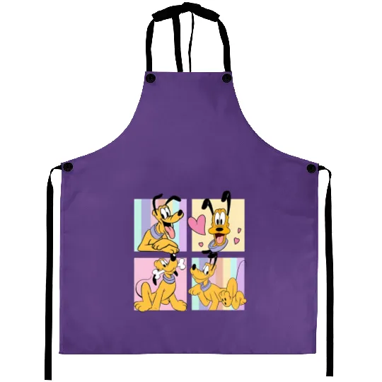 Disney Pluto Dog  Aprons, Pluto Graphic Aprons