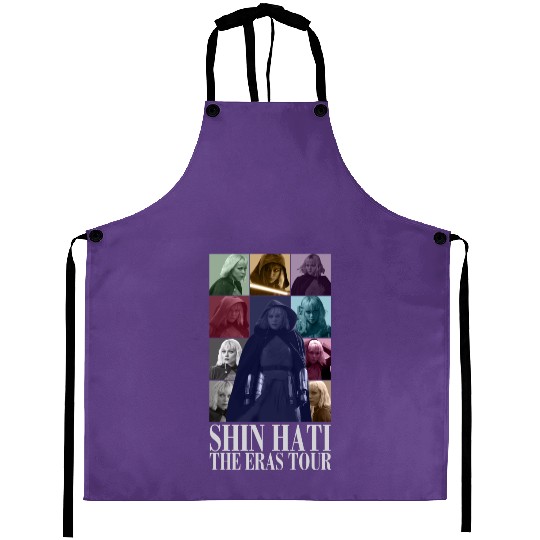 Shin Hati Eras Tour Style Aprons - Ahsoka Tano Aprons, Gift For Woman And Man Unisex Aprons