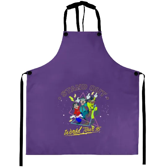 Disney Powerline  Color Aprons, Vintage Disney Goofy Powerline Aprons