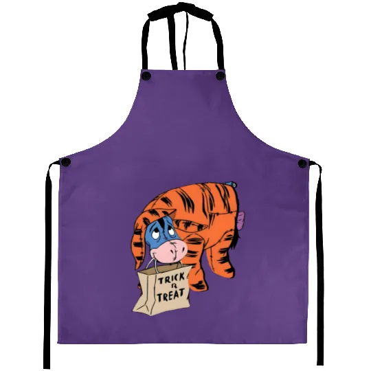 Disney Halloween Aprons, Eeyore Halloween Aprons, Disney Trick or Treat Aprons