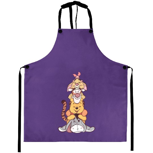 Retro Disney Winnie The Pooh Aprons, The Pooh and Friends Aprons