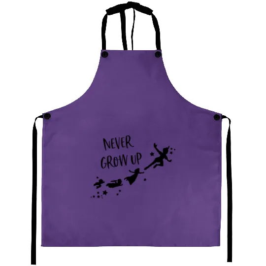 Peter Pan Aprons, Disney Peter Pan Aprons, Never Grow Up Disney Peter Pan Tinkerbell Aprons