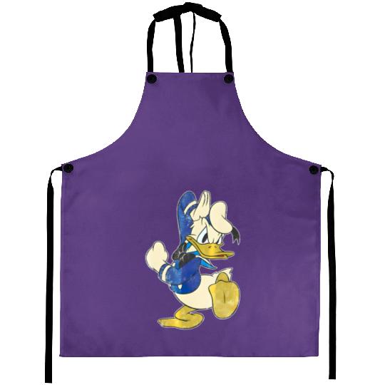 Disney Ducktales Donald Duck Aprons, Donald Vintage Retro 90s Style Aprons
