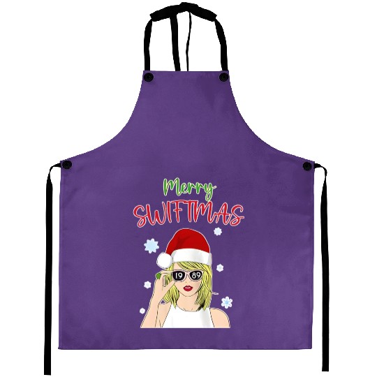 Discover Kid Merry Swiftmas Aprons, Taylor The Eras Tour Aprons